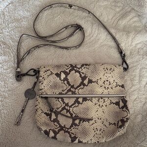 Margot New York Snakeskin Pattern Crossbody Bag